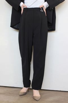 テーパードパンツ ブラック