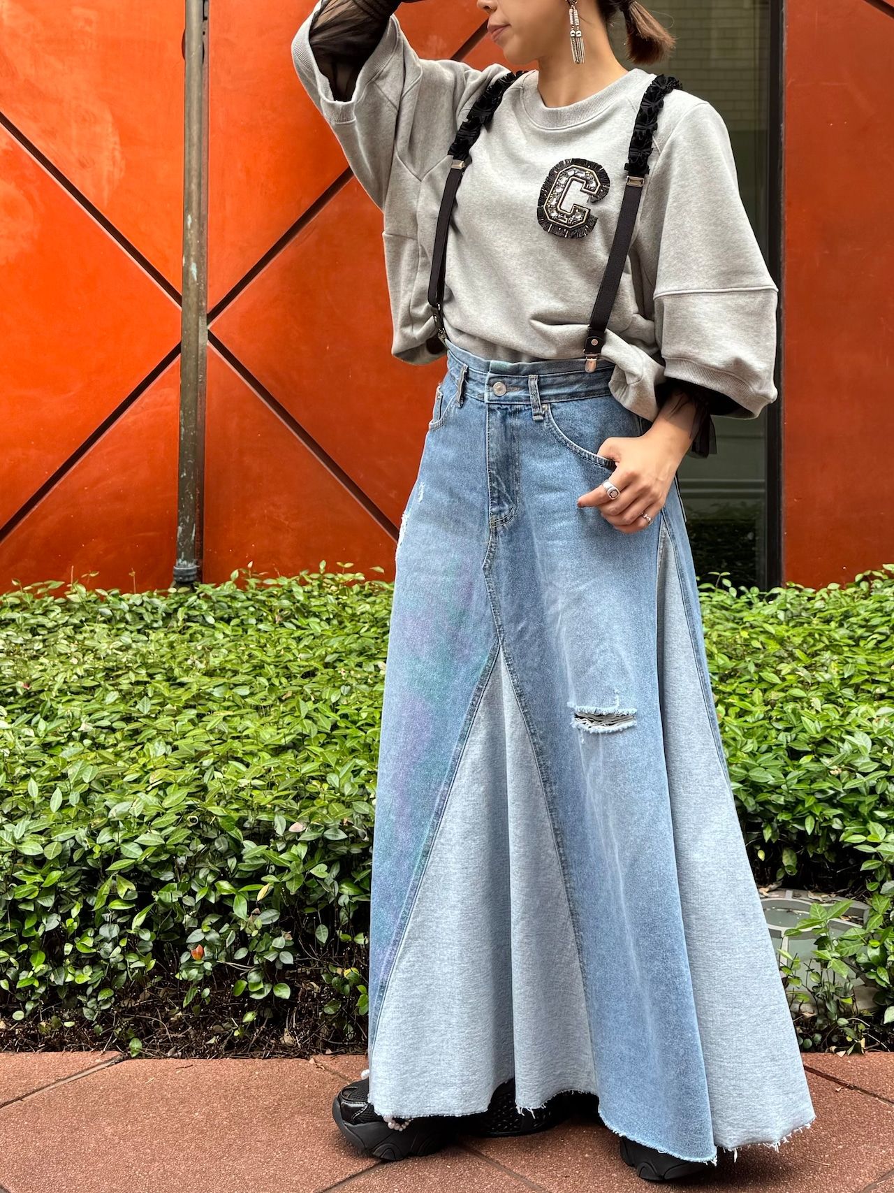 jewel C COCOON TOPS グレージュ