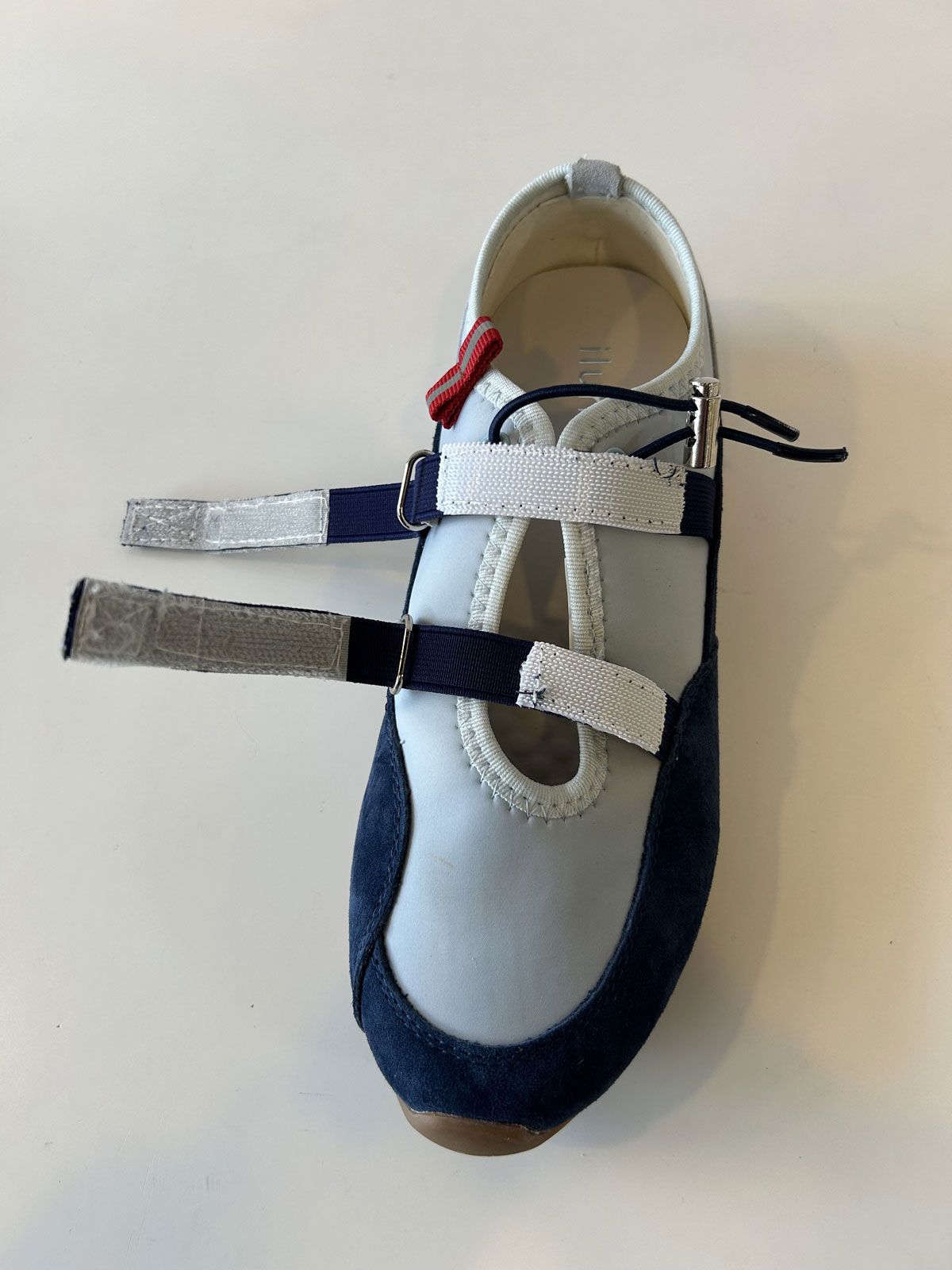 ベルクロスニーカー ブルー