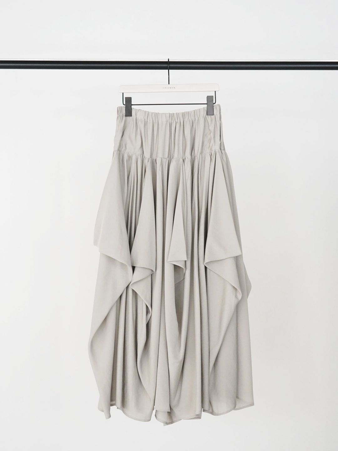 [2263-638NH] ドレーピングフォルムSK ライトグレー