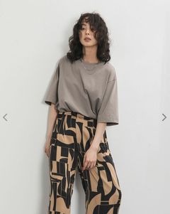 5分袖Tシャツ 岩肌