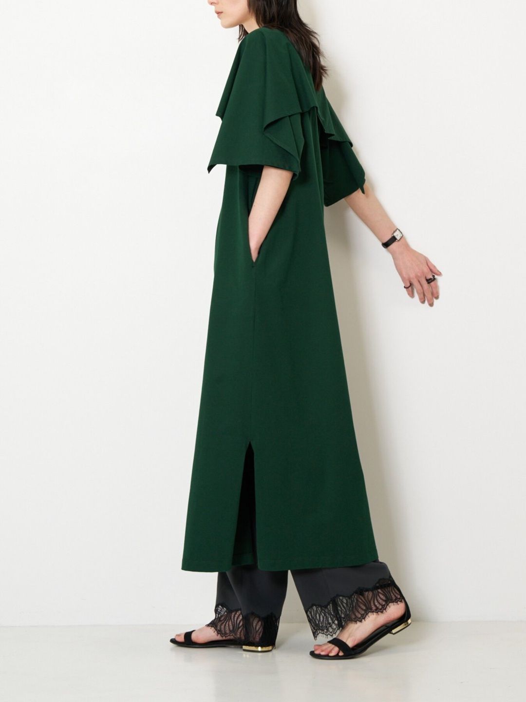 [5863-614KK] ヨークケープ2WAYOP ダークグリーン