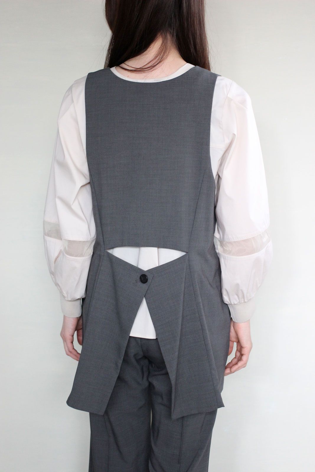 CHIGNON - [4151-029MK] 2WAYチュニックベスト ライトベージュ