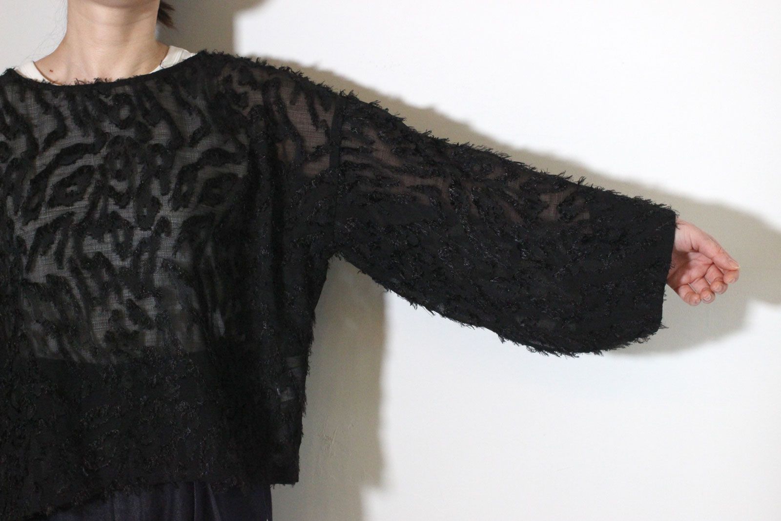 [1561-009KK] メッシュジャガードBL ブラック