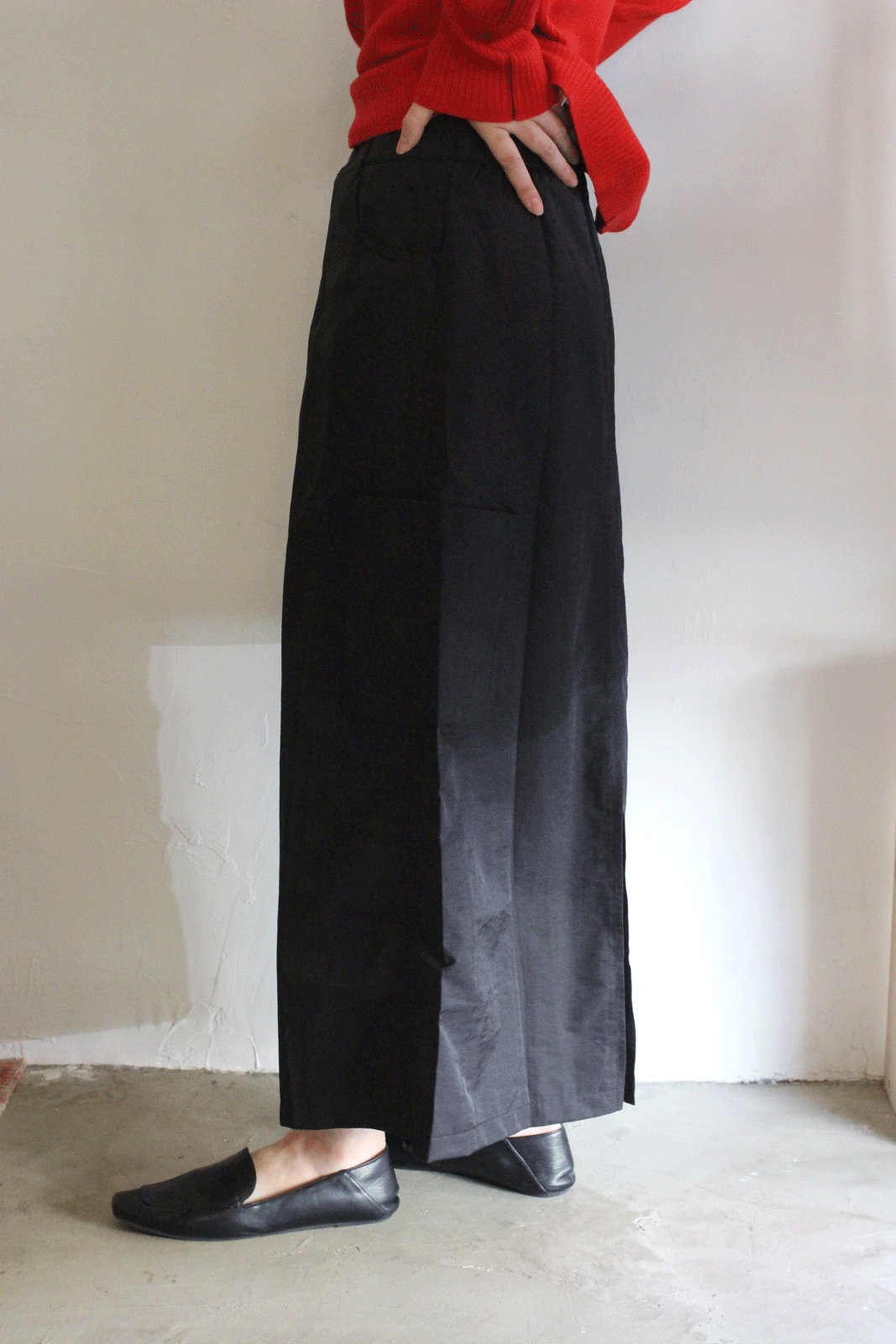 カーゴマキシスカート ブラック