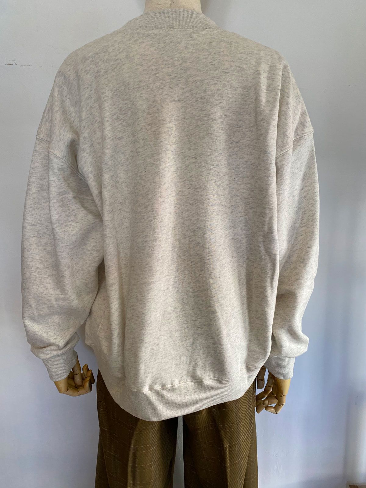 裏毛ロゴスゥェット オートミール