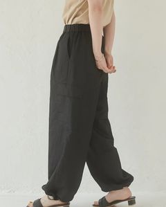ナイロンカーゴパンツ ブラック