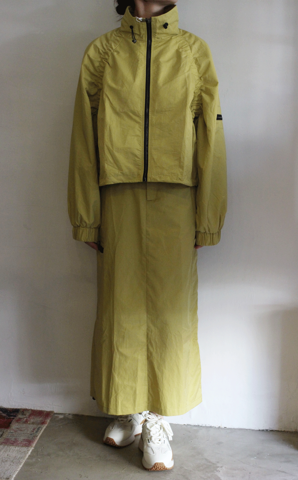 カーゴマキシスカート イエロー