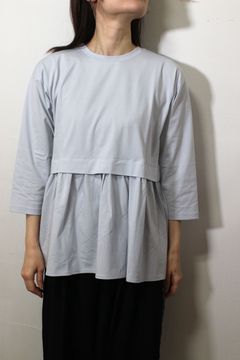 レイヤード風カットソー サックス