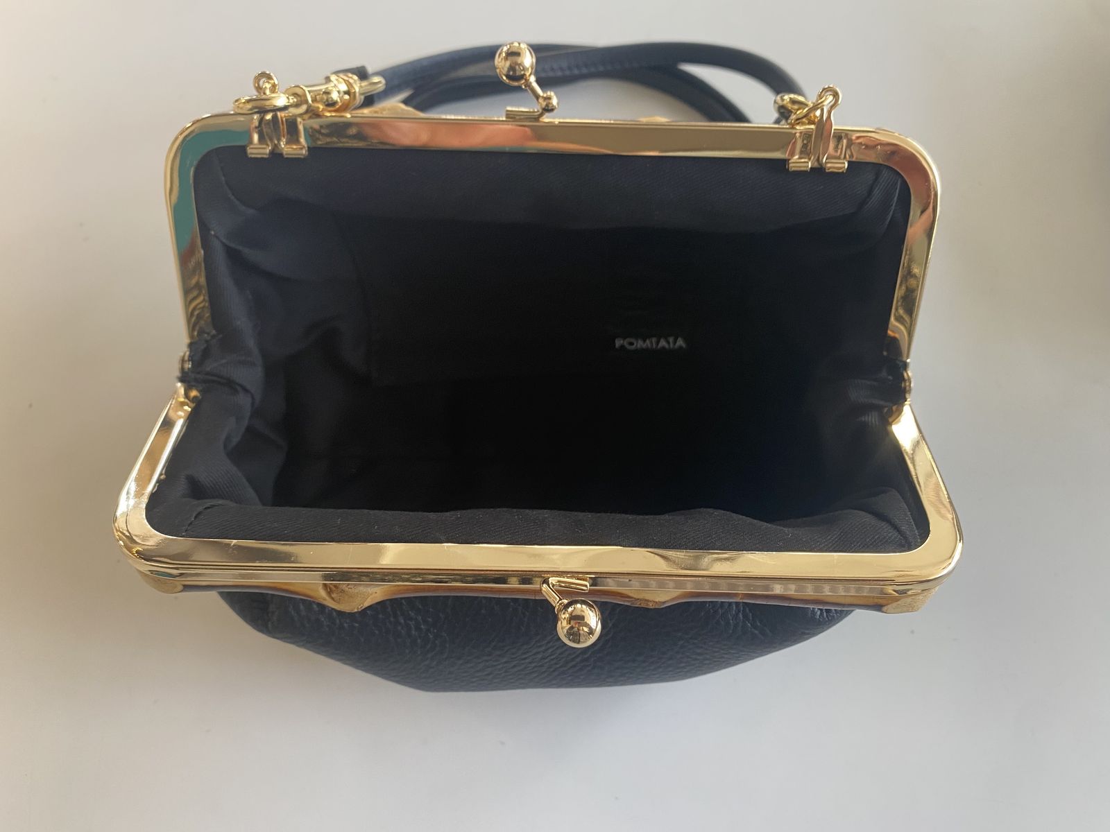 TAC SHOULDER BAG がま口 ブラック
