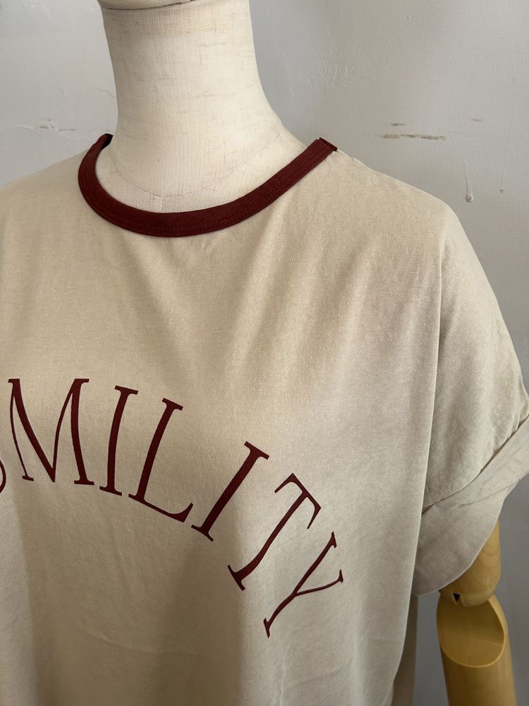 ロゴリンガーTシャツ ベージュ