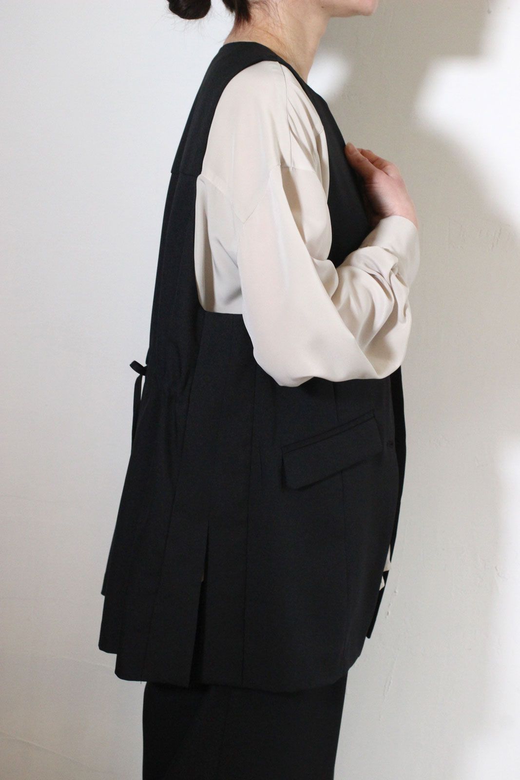 ソフィーツイルストレッチジレ ブラック