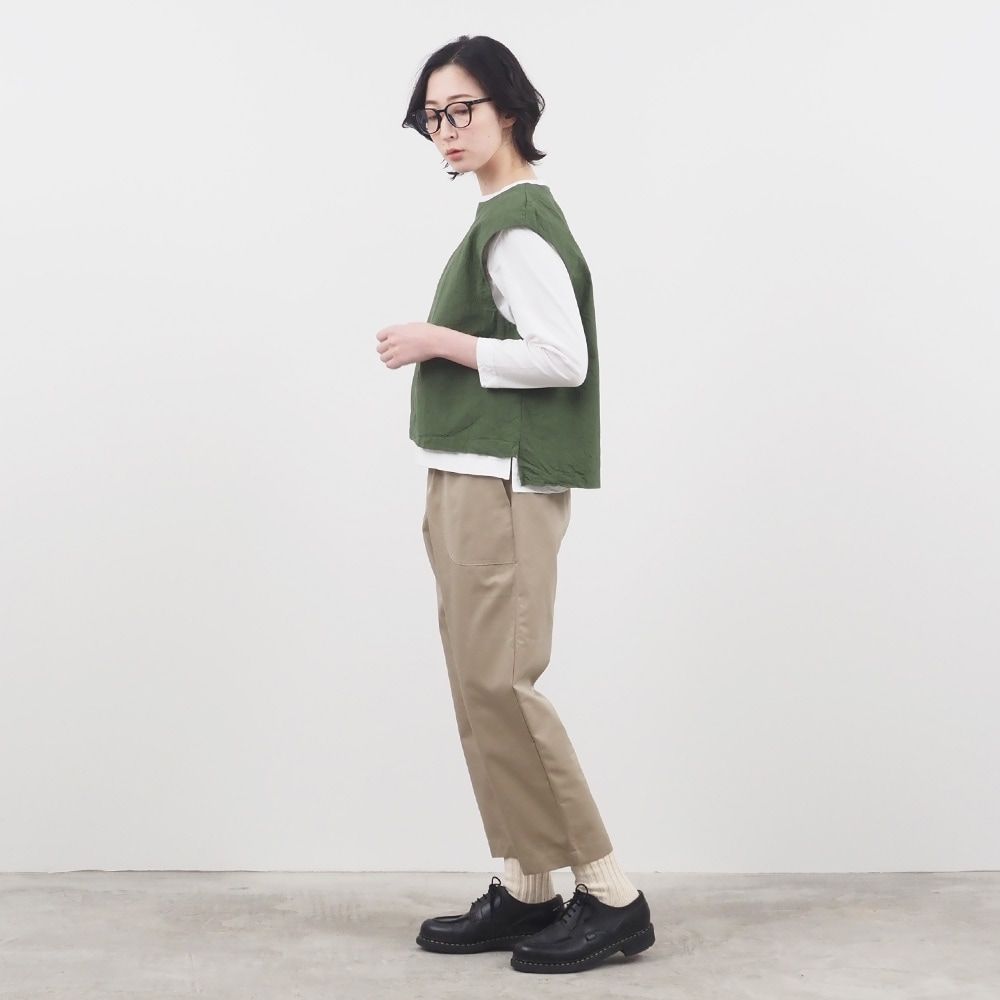 ハンドワッシャーベストレイヤードセット オリーブ