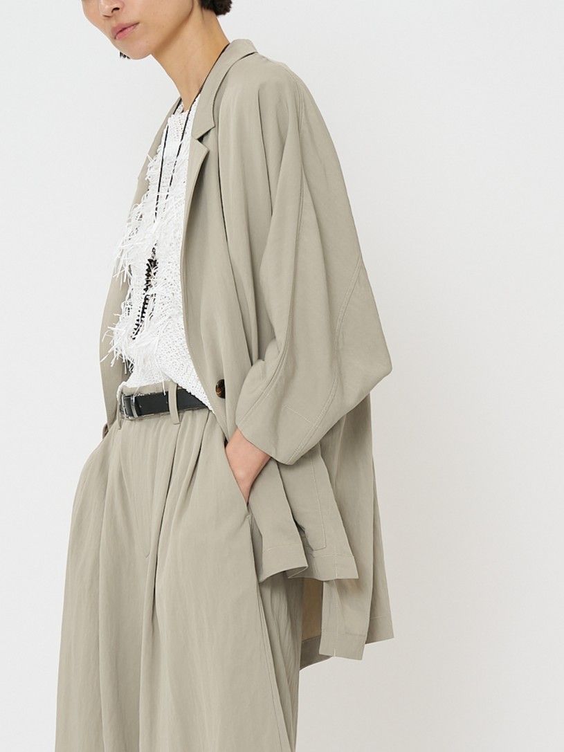 [4861-006KK] リラックスツイルドルマンJK ブラック