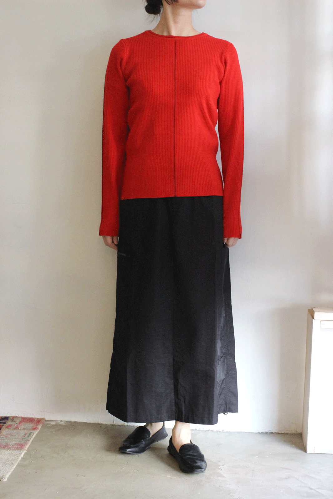 カーゴマキシスカート ブラック