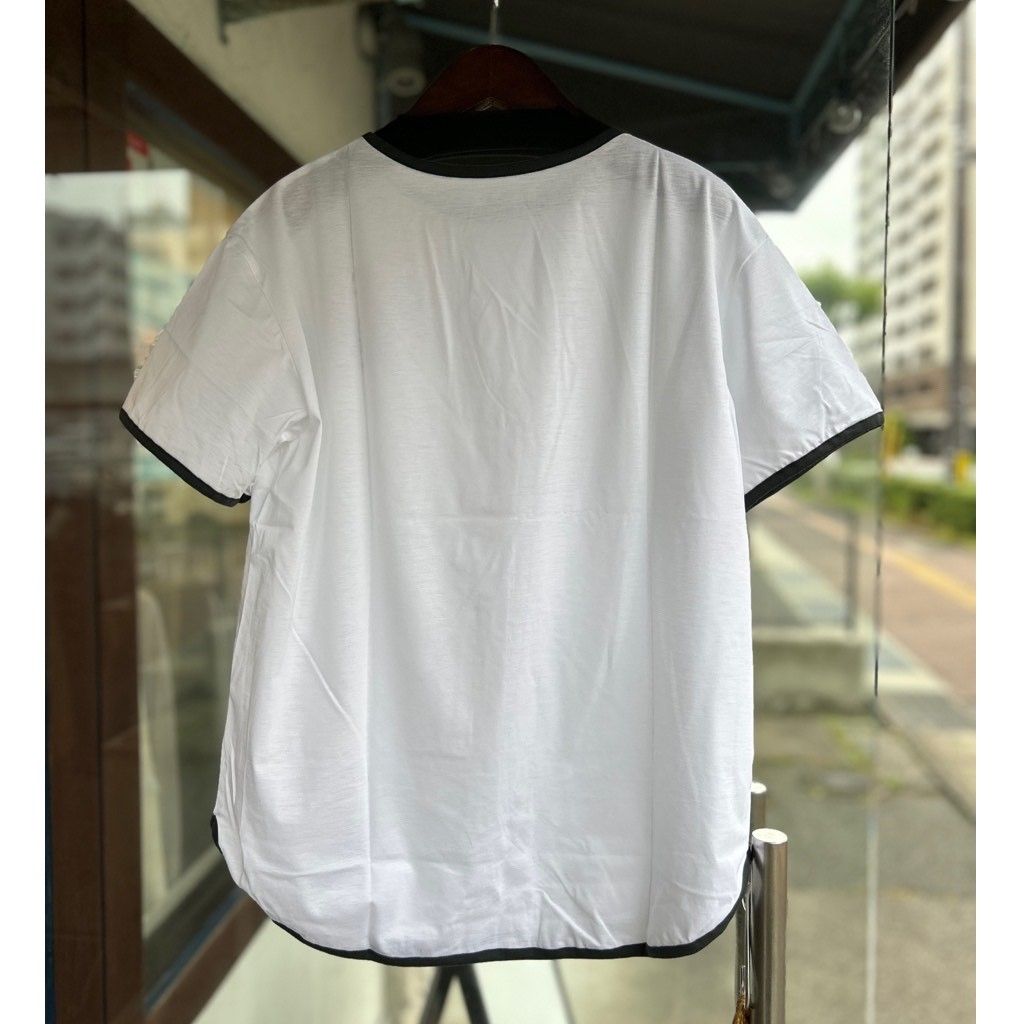 微強燃天竺リンガーT オフxグレー