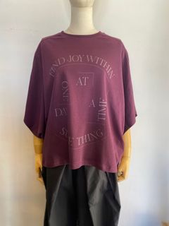 ドルマン ロゴTシャツ プラム