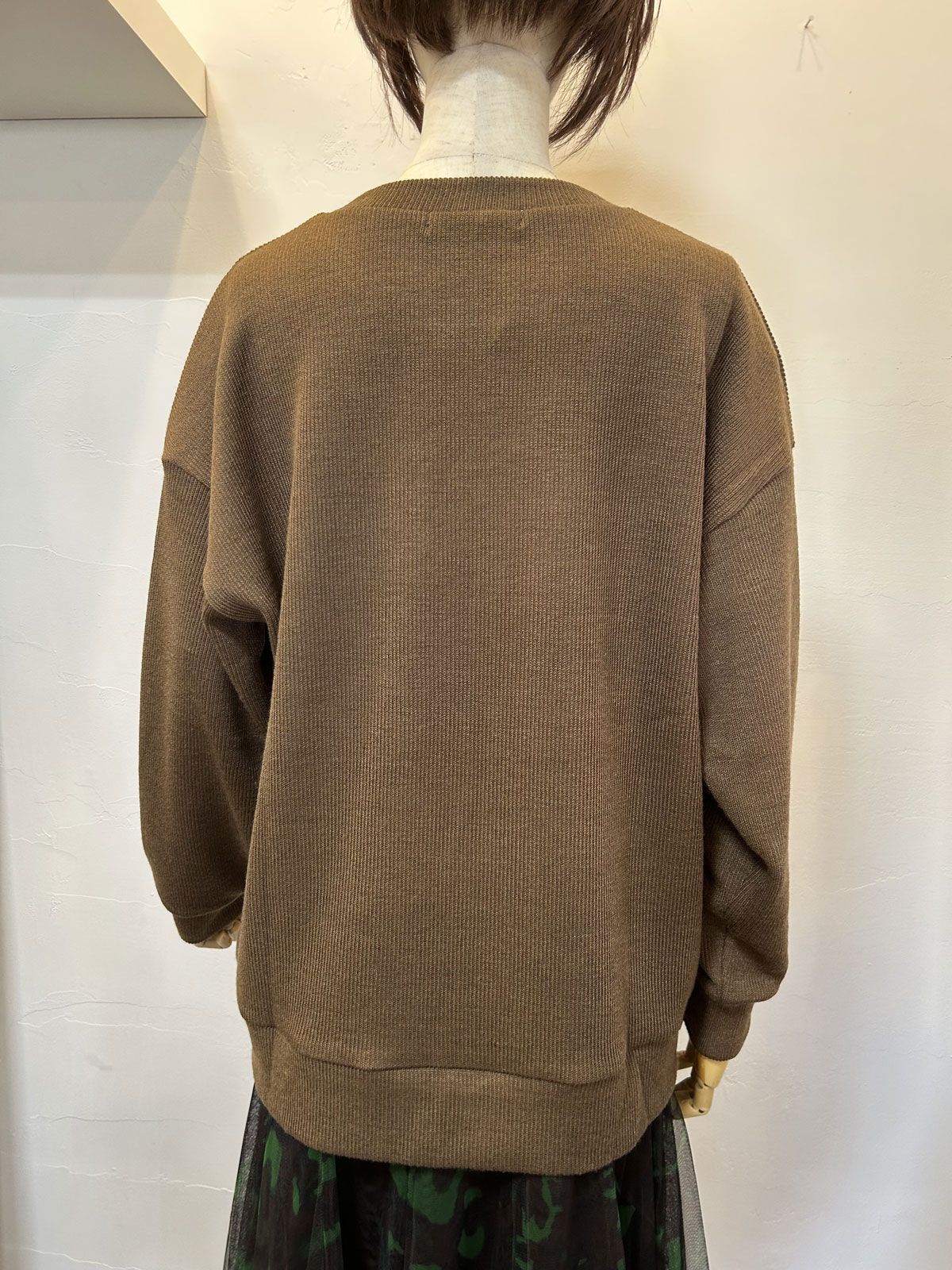 ロゴニットソー ブラウン