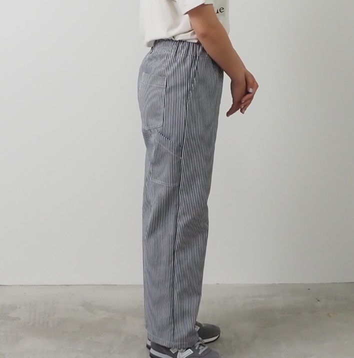 T/Cヒッコリーペインターパンツ インディゴxオフ