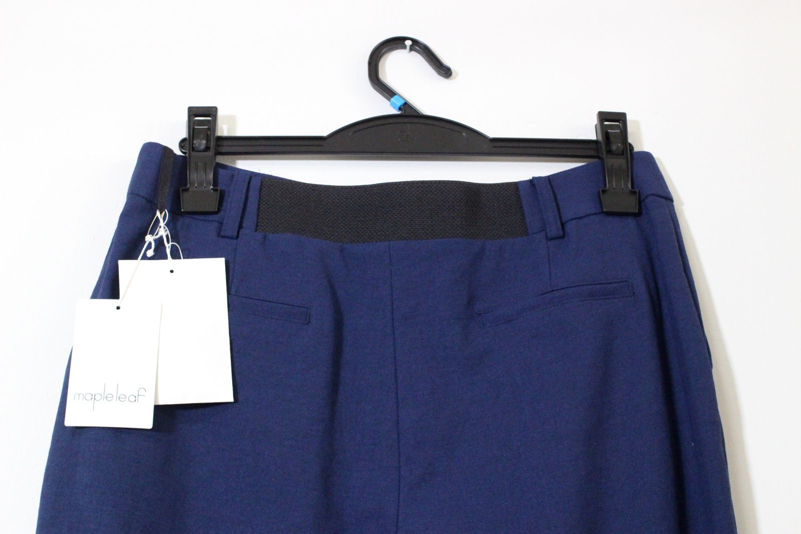 テーパードワイドパンツ ネイビー