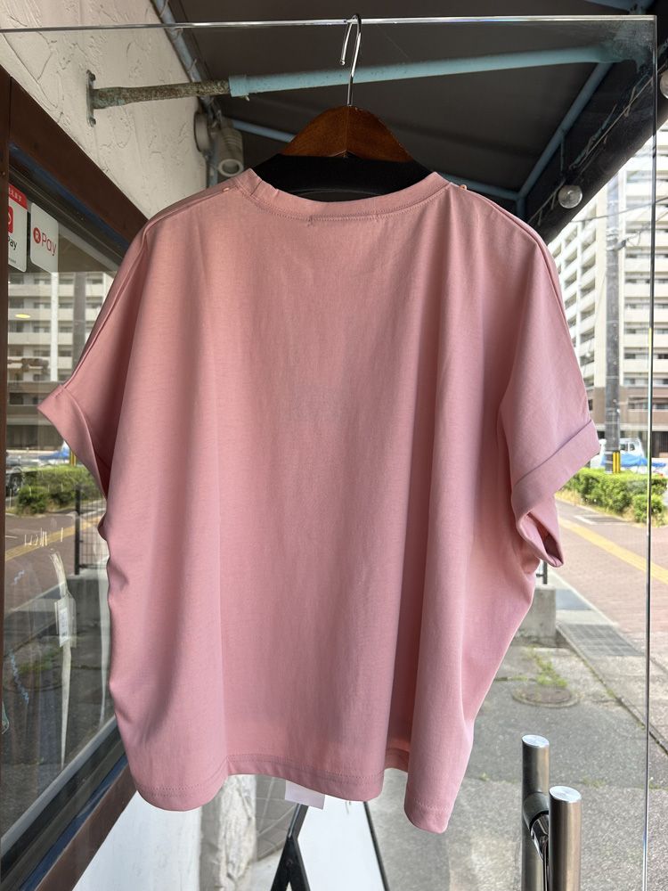 pearl necklace VINTAGE Tee ピンク