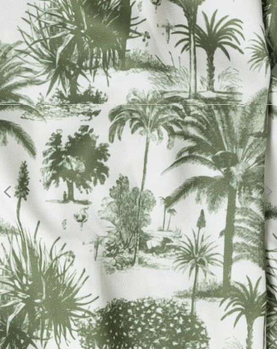 スリーブレスブラウス 植物画
