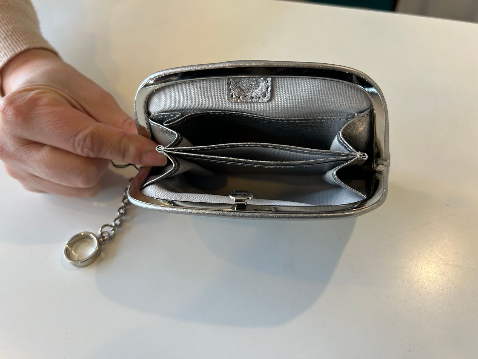 RAC FRAME PURSE SHORT がま口 シルバー