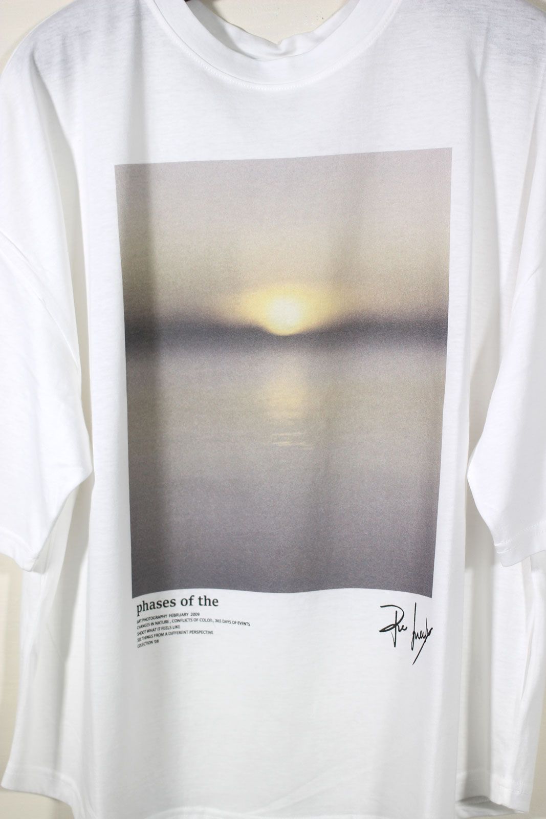 [8451-075KK] Photo Tee ホワイト