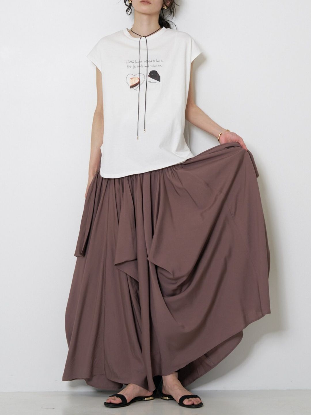 [2263-638NH] ドレーピングフォルムSK ライトグレー