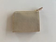 HAK L ZIP SHORT WALLET シャンパン