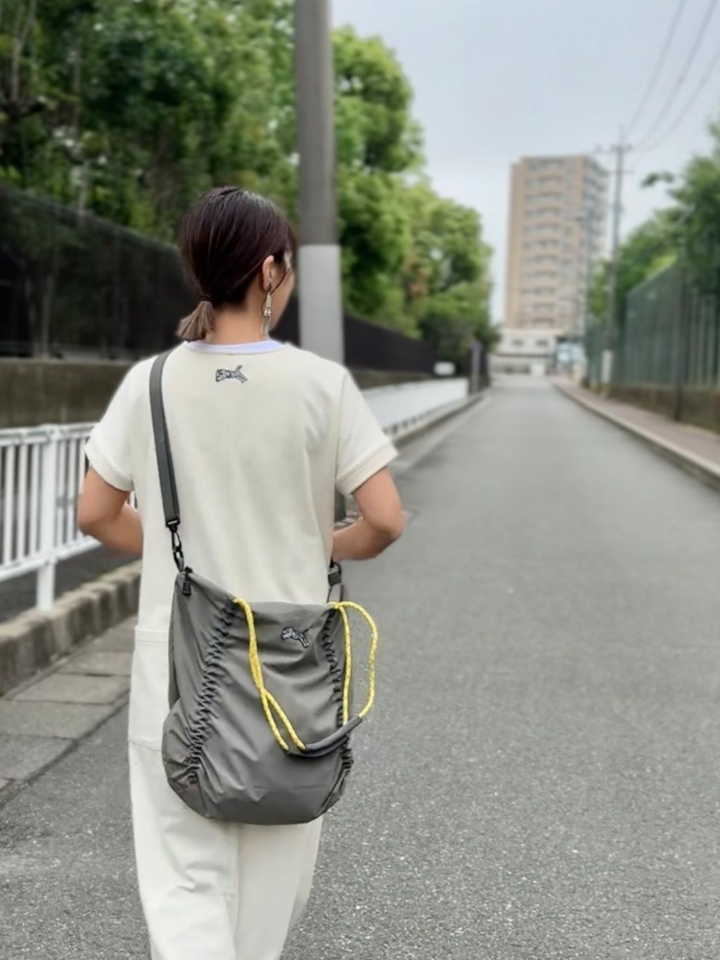 2WAY TORA BAG グレー