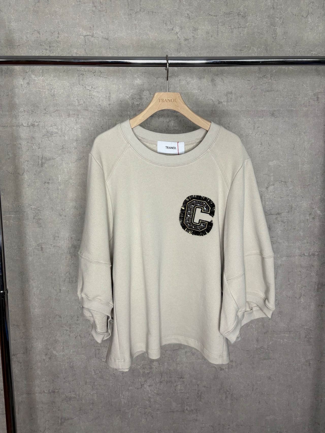 jewel C COCOON TOPS グレージュ