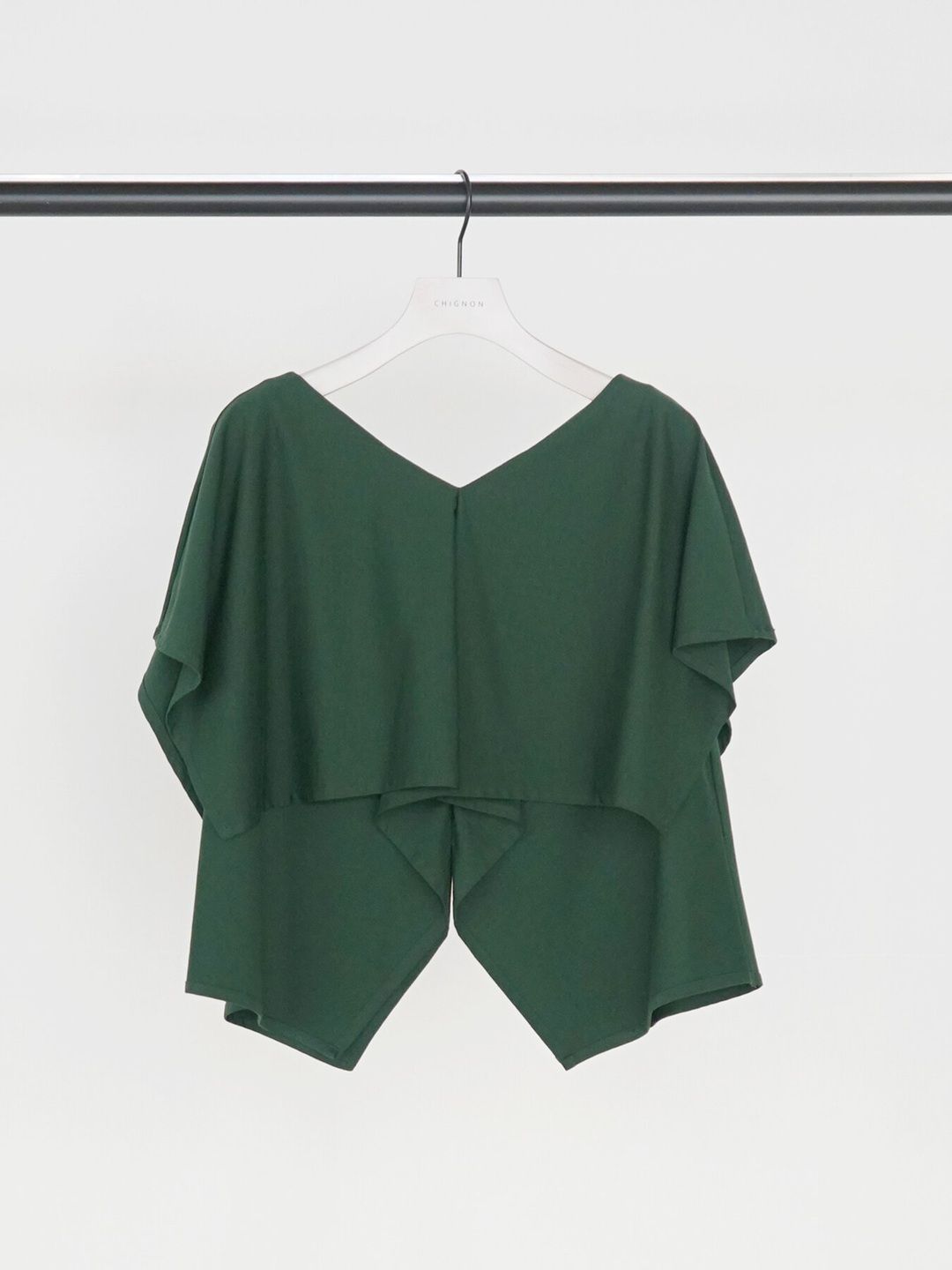 [8863-613KK] ハンカチーフカラーPO ダークグリーン