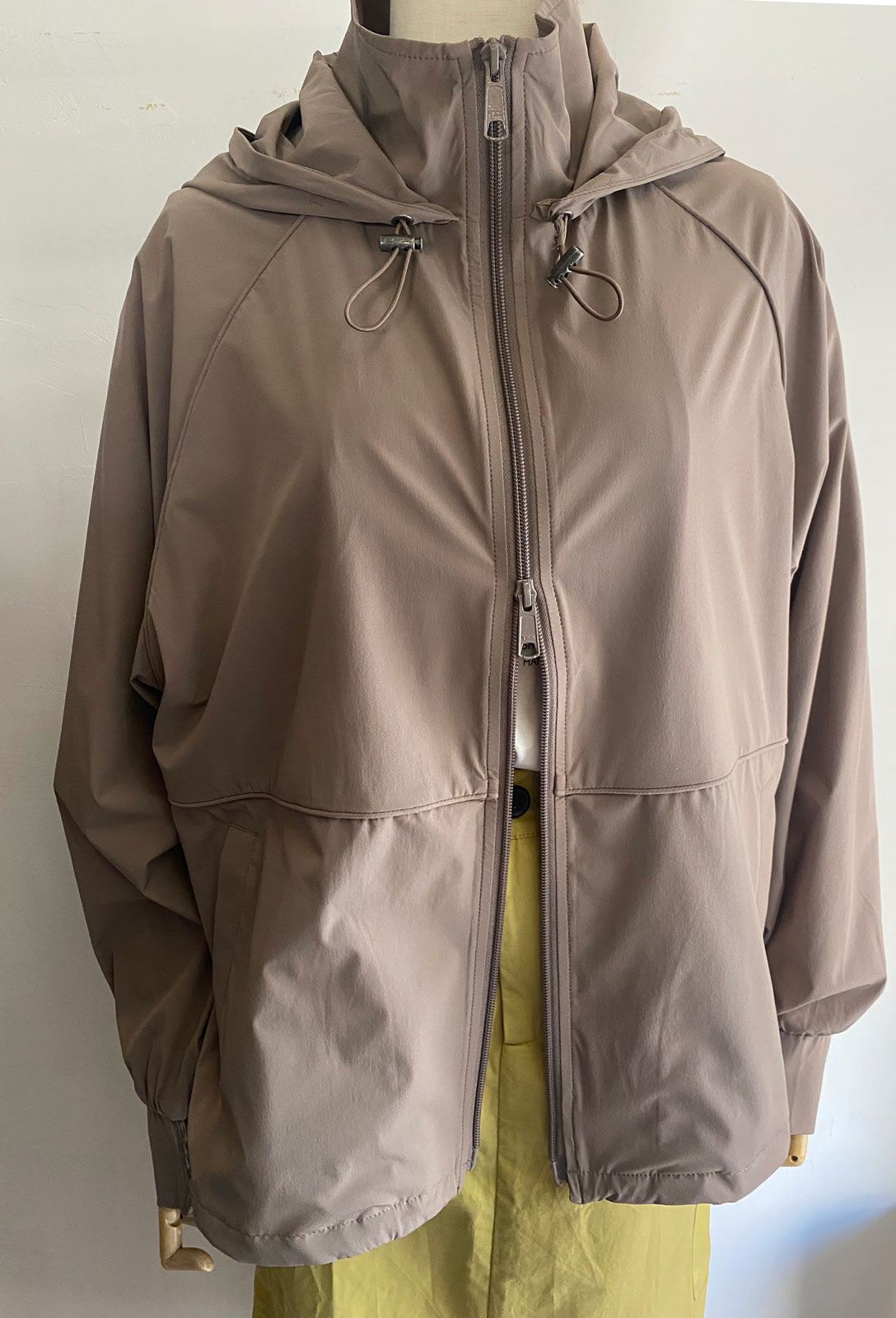 ICE TOUCH 接触冷感 薄ブルゾン モカ