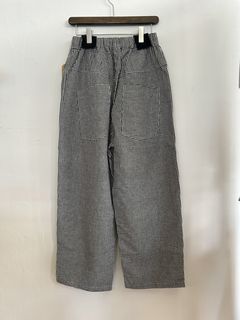 綿麻チェックノッポパンツ ギンガム