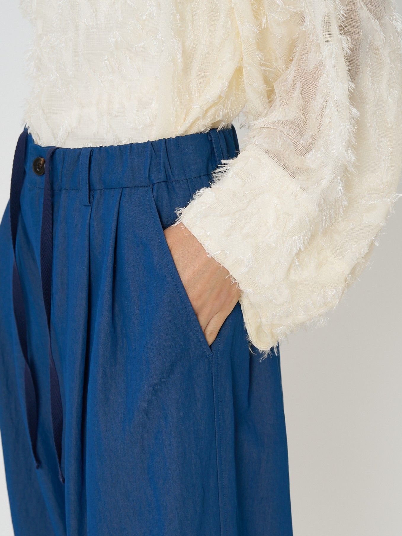 [3861-008KK] リラックスツイルタックPT ブラック