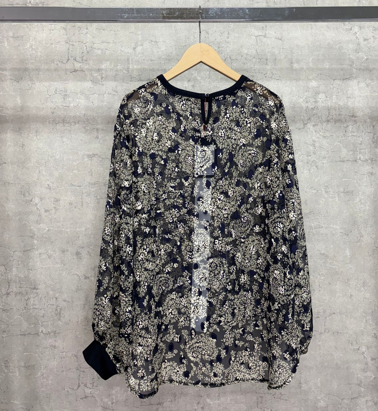 オパールJQレイズPOブラウス ネイビー