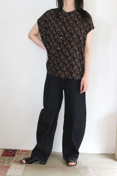 デニムカーヴィパンツ インディゴ