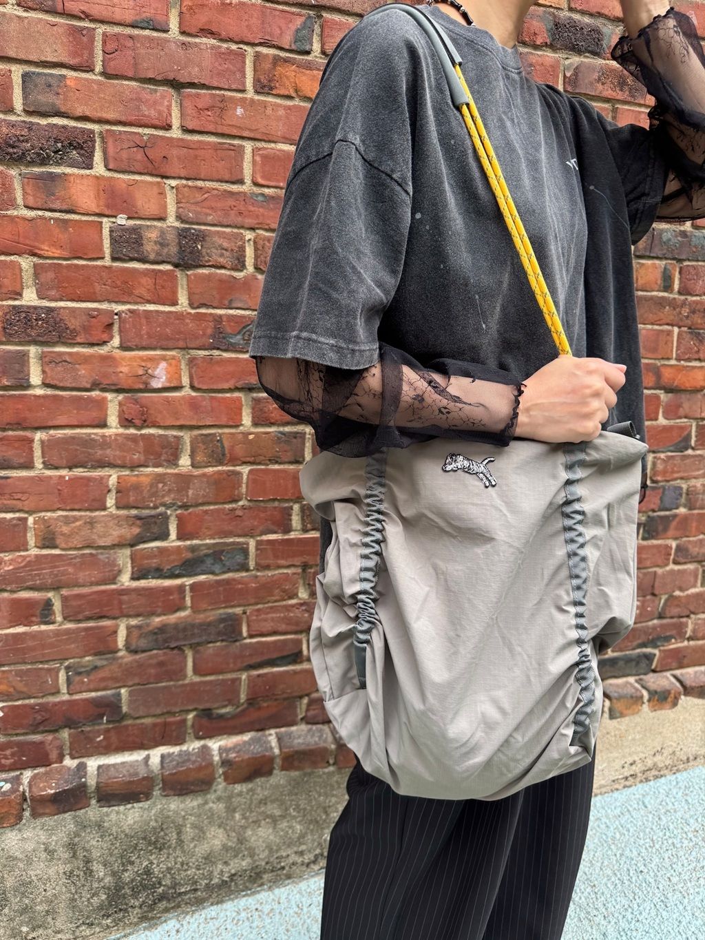 2WAY TORA BAG グレー