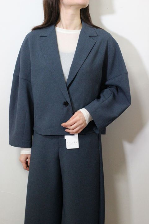 ドライトロピカルショートジャケット ネイビー