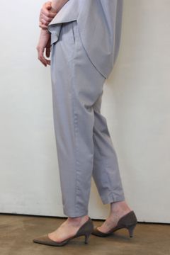 ツイルタックテーパードパンツ ライトグレー