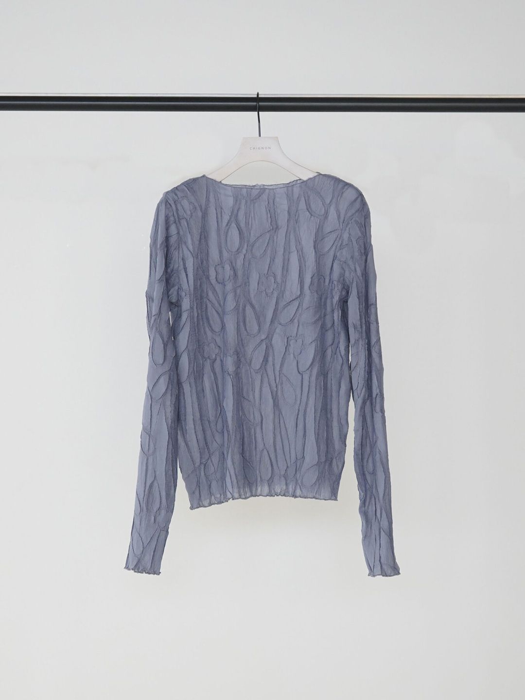 [8563-690BT] モチーフリンクルPO サックス