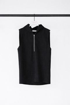 [8863-707GL] カノコフーディジレ ブラック