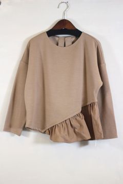 タフタドッキングカットソー ベージュ