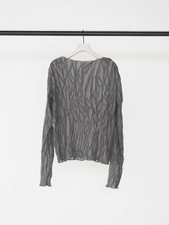 [8563-690BT] モチーフリンクルPO ダークグレー