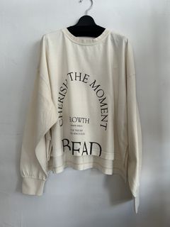 PYGMENT-DYED LOGO LONG T-SHIRT ベージュ