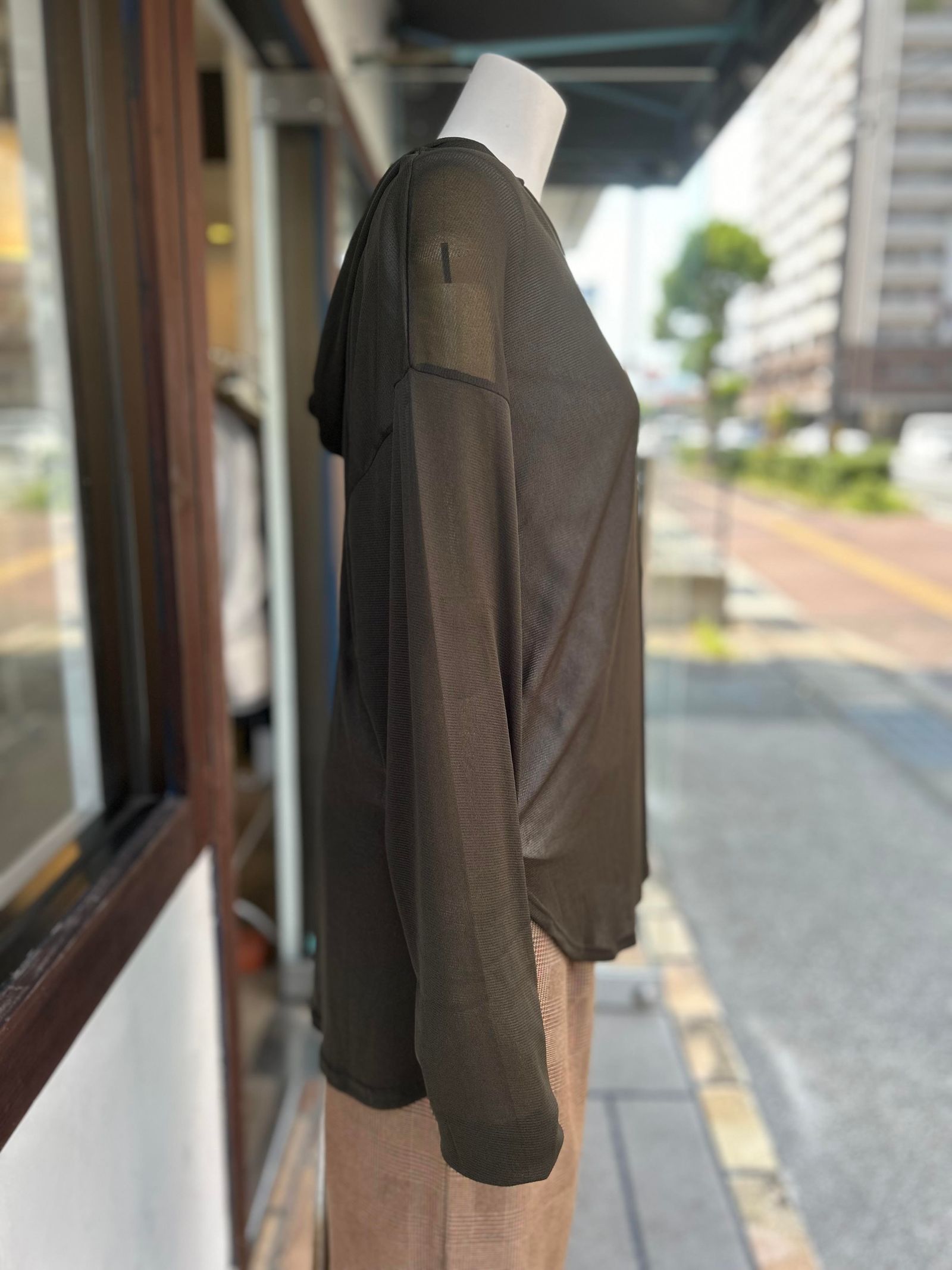 フーディチュールプルオーバー ブラック
