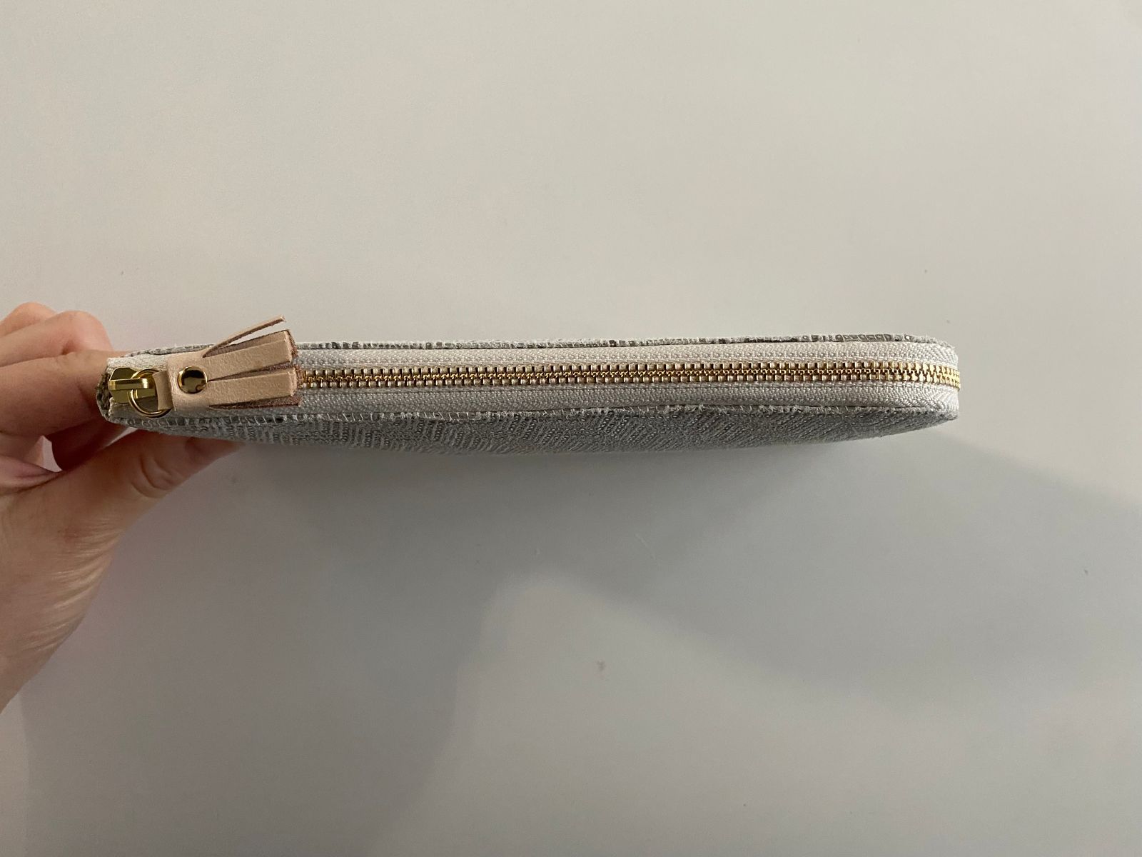 PAR2 L ZIP LONG ジグザグ 長財布 シルバー