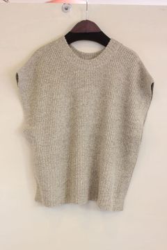 2WAYニットベスト ベージュ