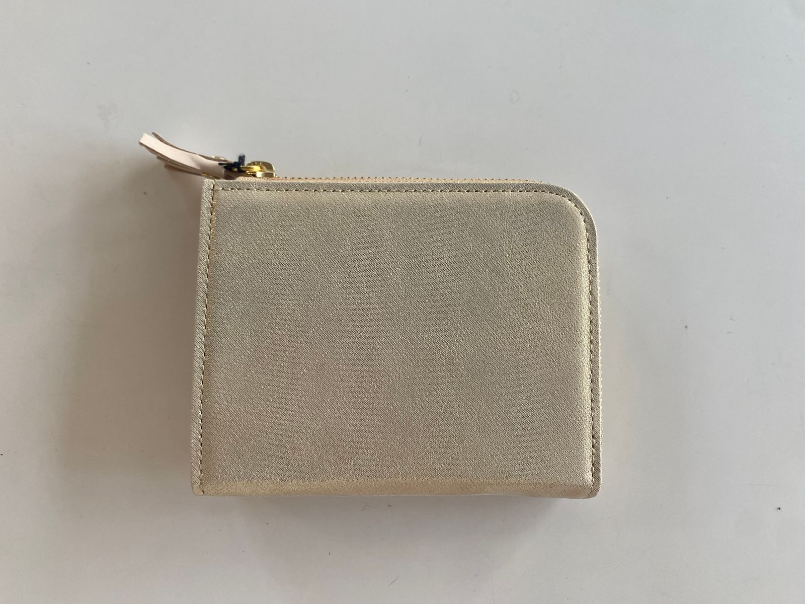 HAK L ZIP SHORT WALLET シャンパン